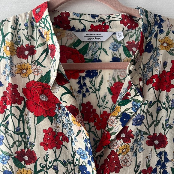 Floral Sleeveless Shirt Dress & Other Stories - Picture 2 of 3